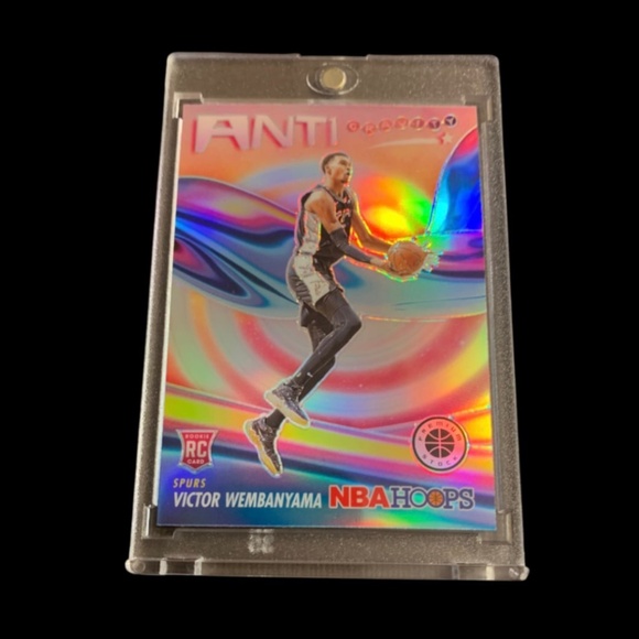 🔥VICTOR WEMBANYAMA ROOKIE CARD (RC) RARE SILVER PRIZM REFRACTOR HOLO SP - Picture 2 of 5